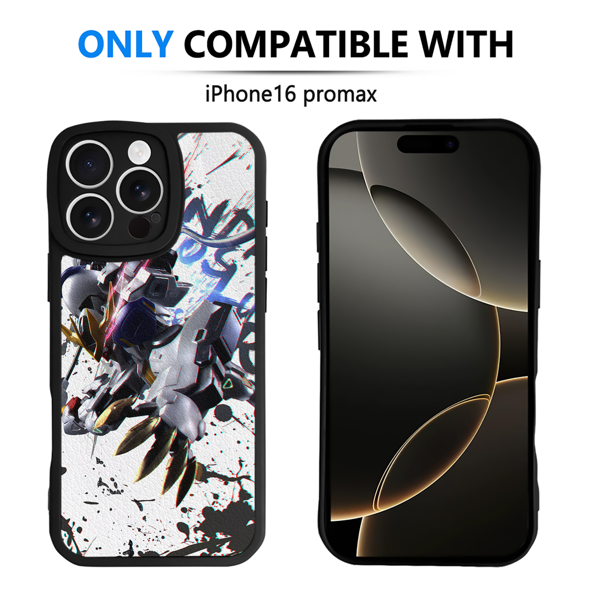 （画像用） 機動戦士ガンダム Mobile Suit Gundam 【iPhone 16シリーズ対応】シリコンスマホケース（レザー調） 材質：シリコン